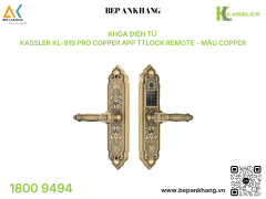 Khóa điện tử Kassler KL-919 Pro Copper App TTLOCK Remote - Màu Copper